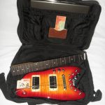 Strobel Rambler Travel Guitar in a Computer Bag - Cherry Sunburst