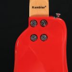 STROBELCASTER Plus Portable Guitar - Dakota Red - Back View