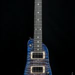 Custom Strobel Rambler Electric Travel Guitar with Quilted Maple Top and Ebony Neck